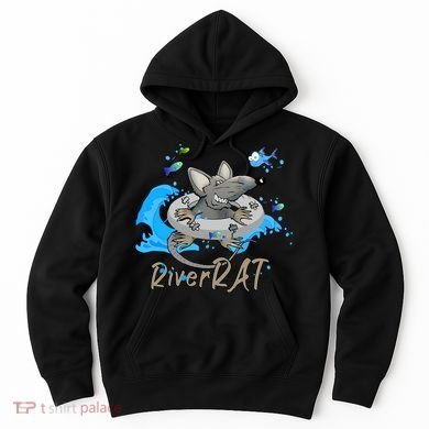 Funny River RAT Tubing Down The River Hoodie