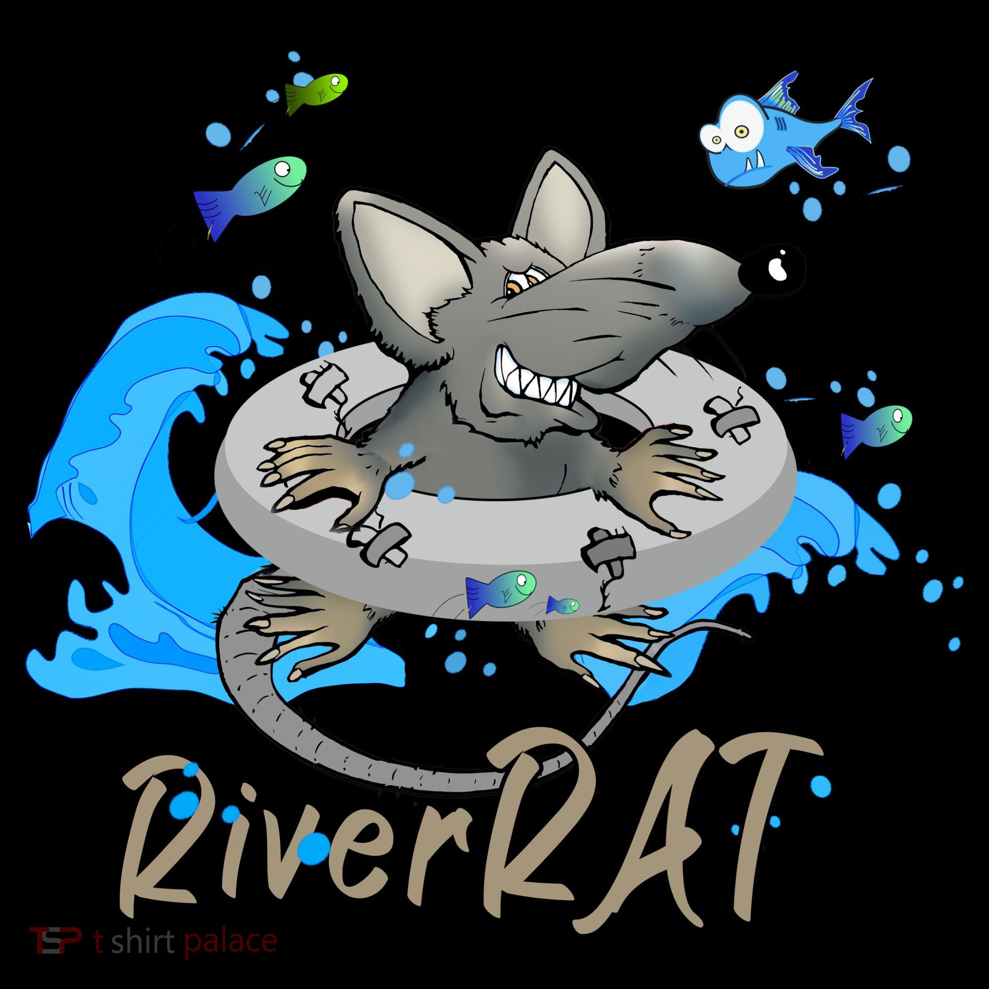 Funny River RAT Tubing Down The River Coffee Mug
