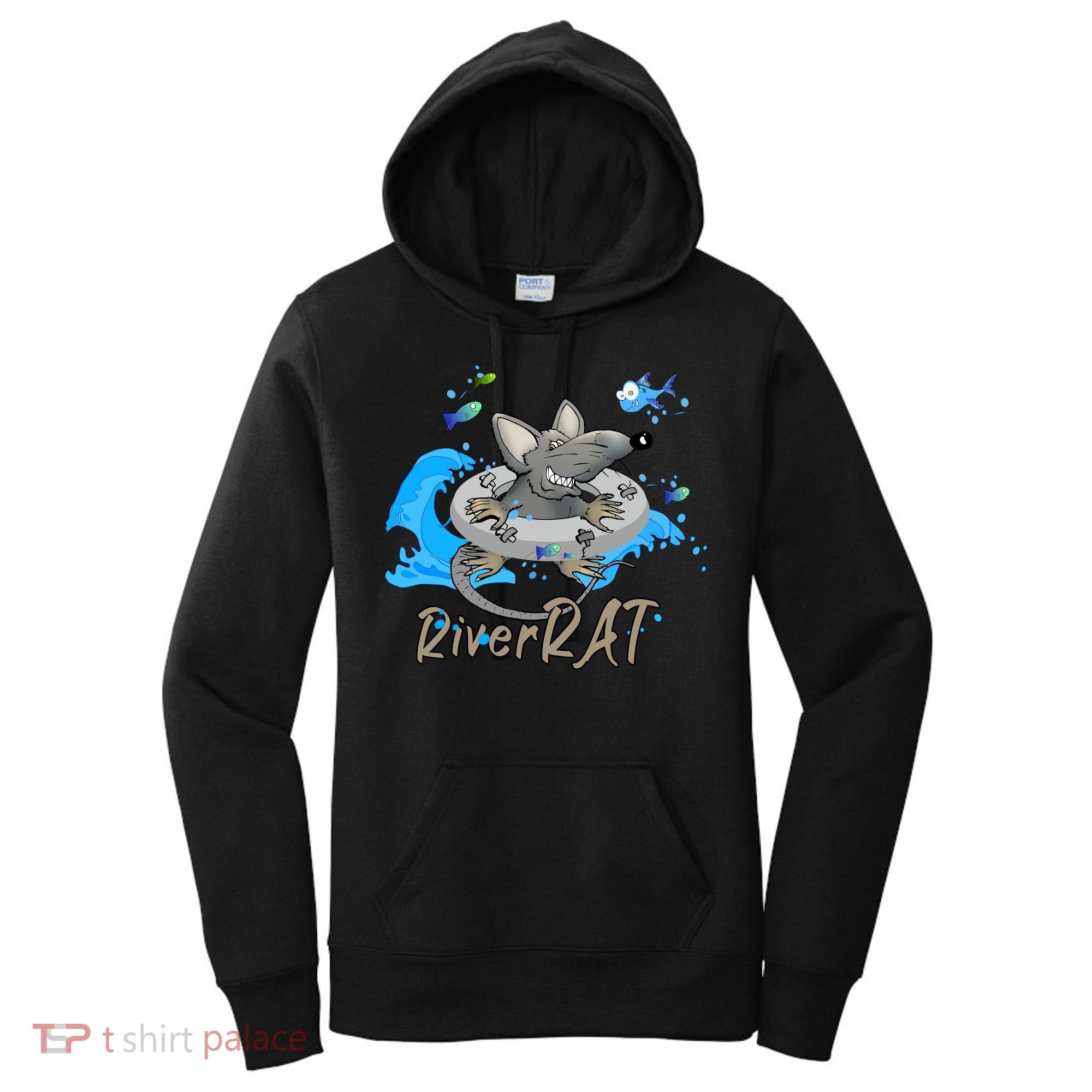 Funny River RAT Tubing Down The River Women's Hoodie