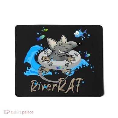 Funny River RAT Tubing Down The River Mousepad