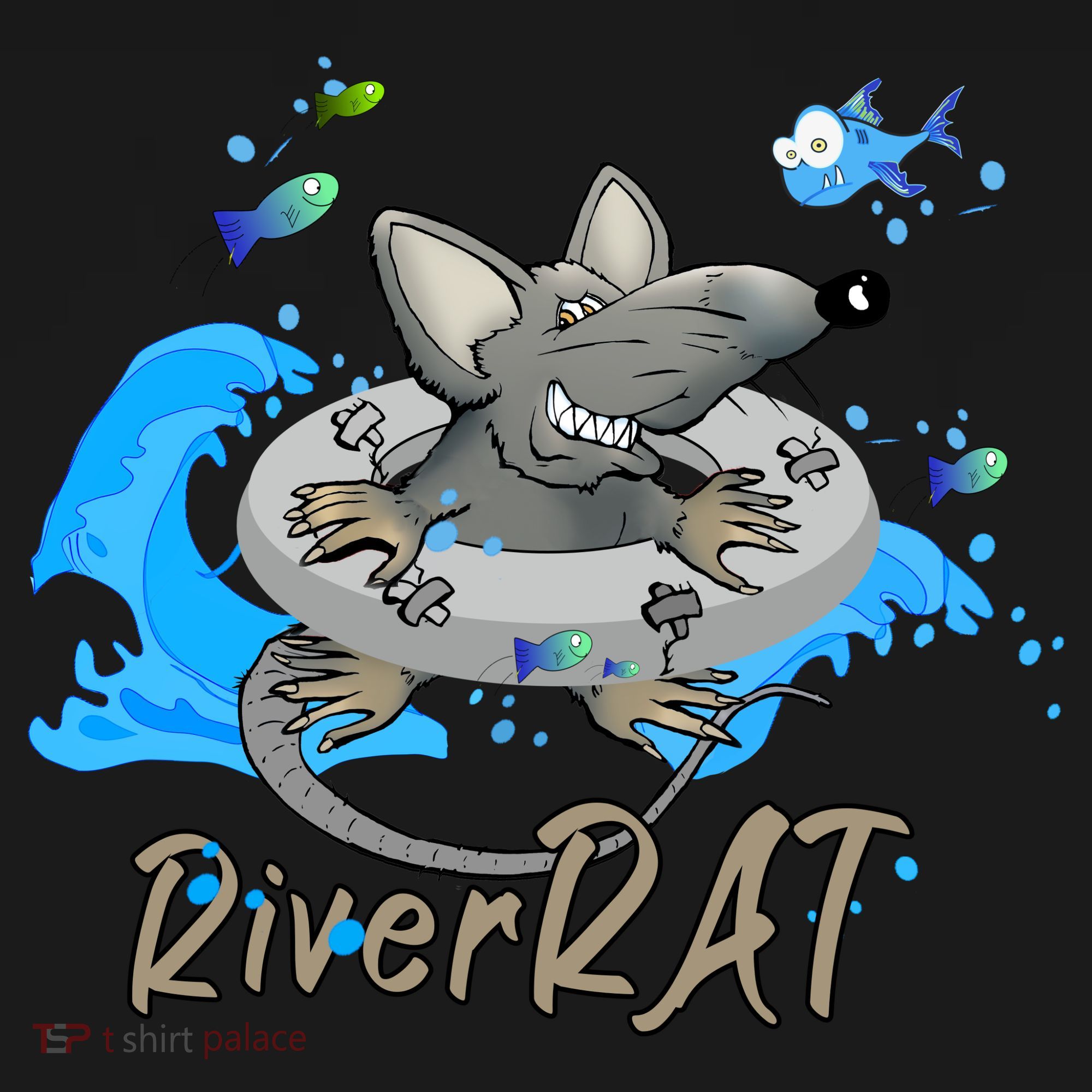 Funny River RAT Tubing Down The River Mousepad