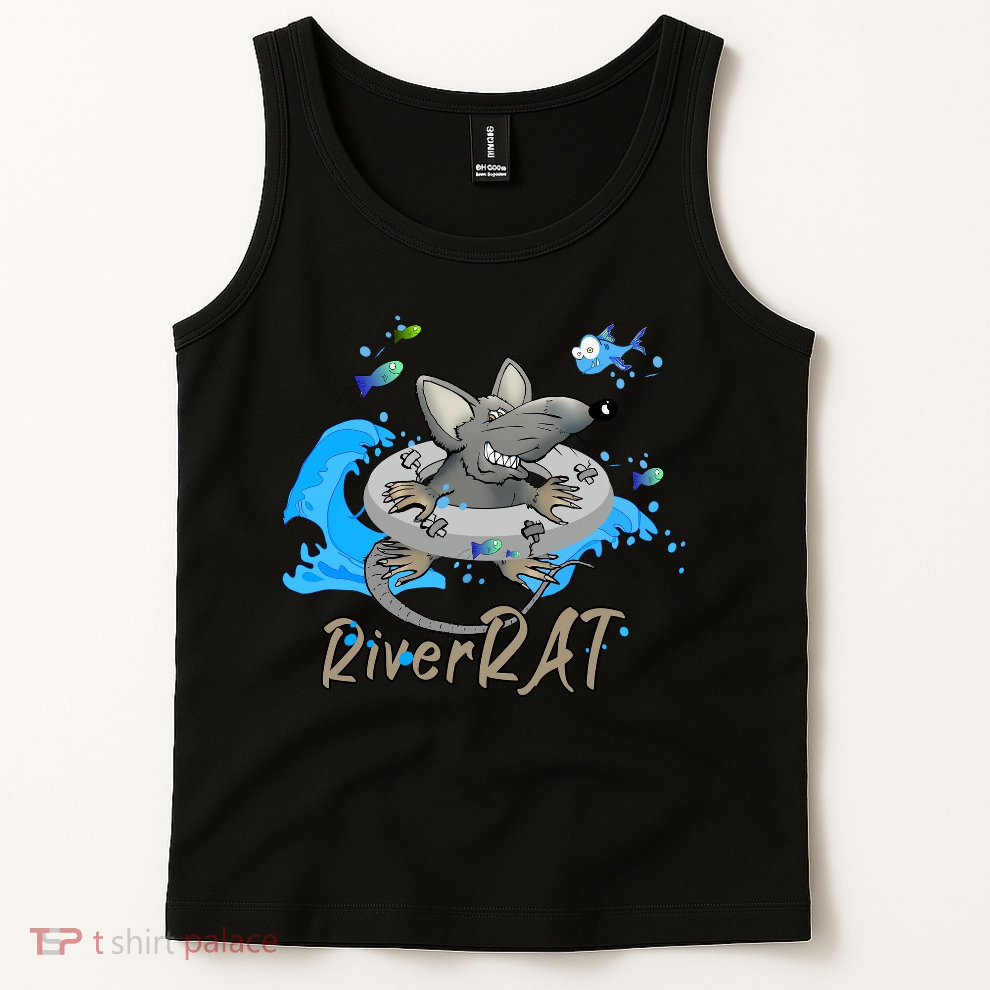 Funny River RAT Tubing Down The River Tank Top