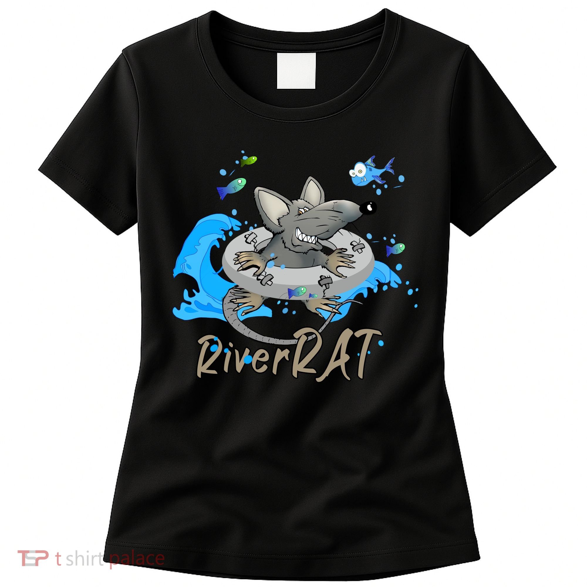 Funny River RAT Tubing Down The River Women's T-Shirt