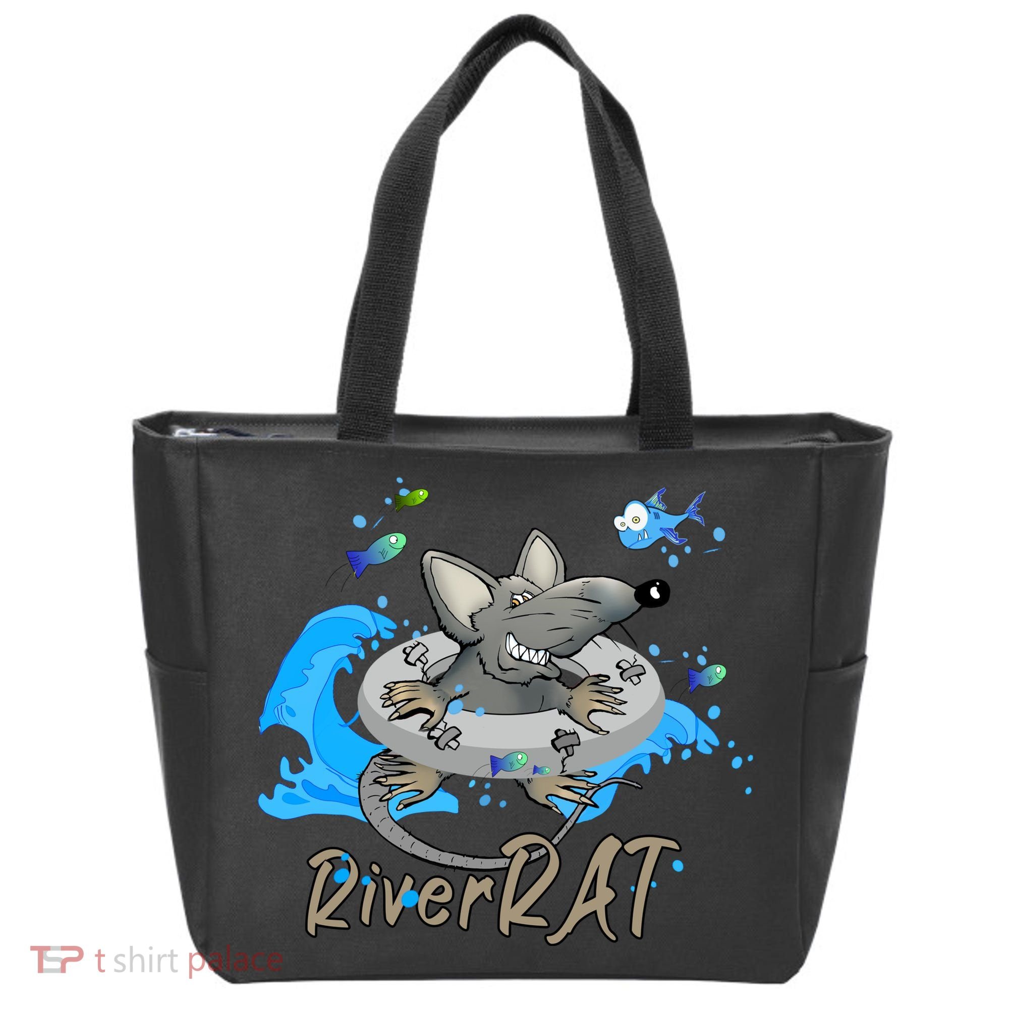 Funny River RAT Tubing Down The River Tote Bag