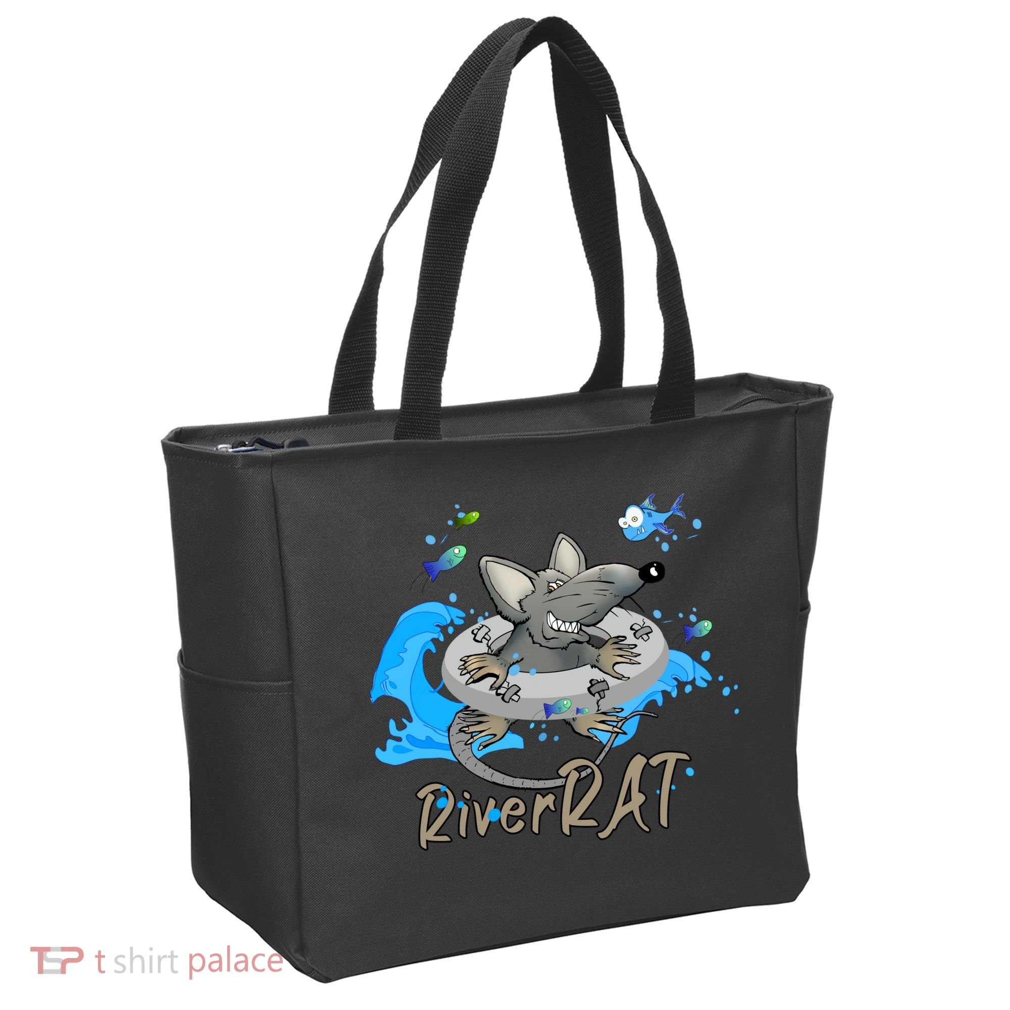 Funny River RAT Tubing Down The River Tote Bag