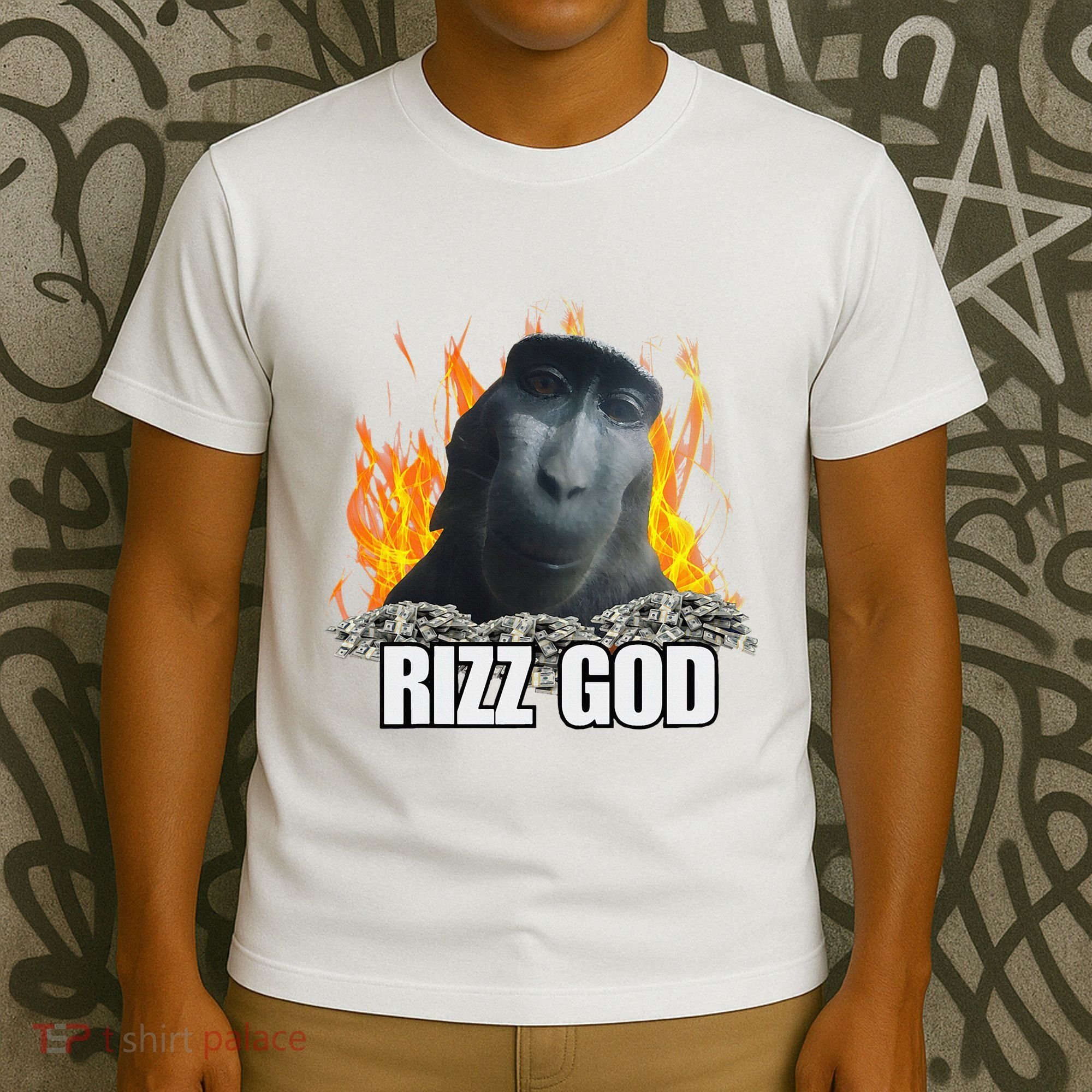 Funny Rizz Rizzler Rizz God Slang Meme Trending Social Media T-Shirt