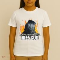 Funny Rizz Rizzler Rizz God Slang Meme Trending Social Media T-Shirt thumb 4