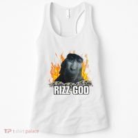 Funny Rizz Rizzler Rizz God Slang Meme Trending Social Media Women's Tank Top thumb 0