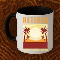 Funny Retired Retirement Gift Not My Problem Anymore Coffee Mug thumb 2