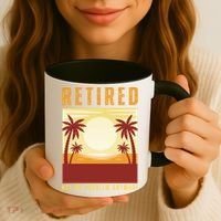 Funny Retired Retirement Gift Not My Problem Anymore Coffee Mug thumb 3