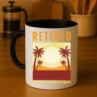 Funny Retired Retirement Gift Not My Problem Anymore Coffee Mug thumb 4