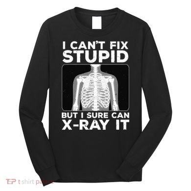 Funny Radiologist Rad Tech Xray Radiologist Long Sleeve Shirt