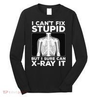 Funny Radiologist Rad Tech Xray Radiologist Long Sleeve Shirt thumb 0