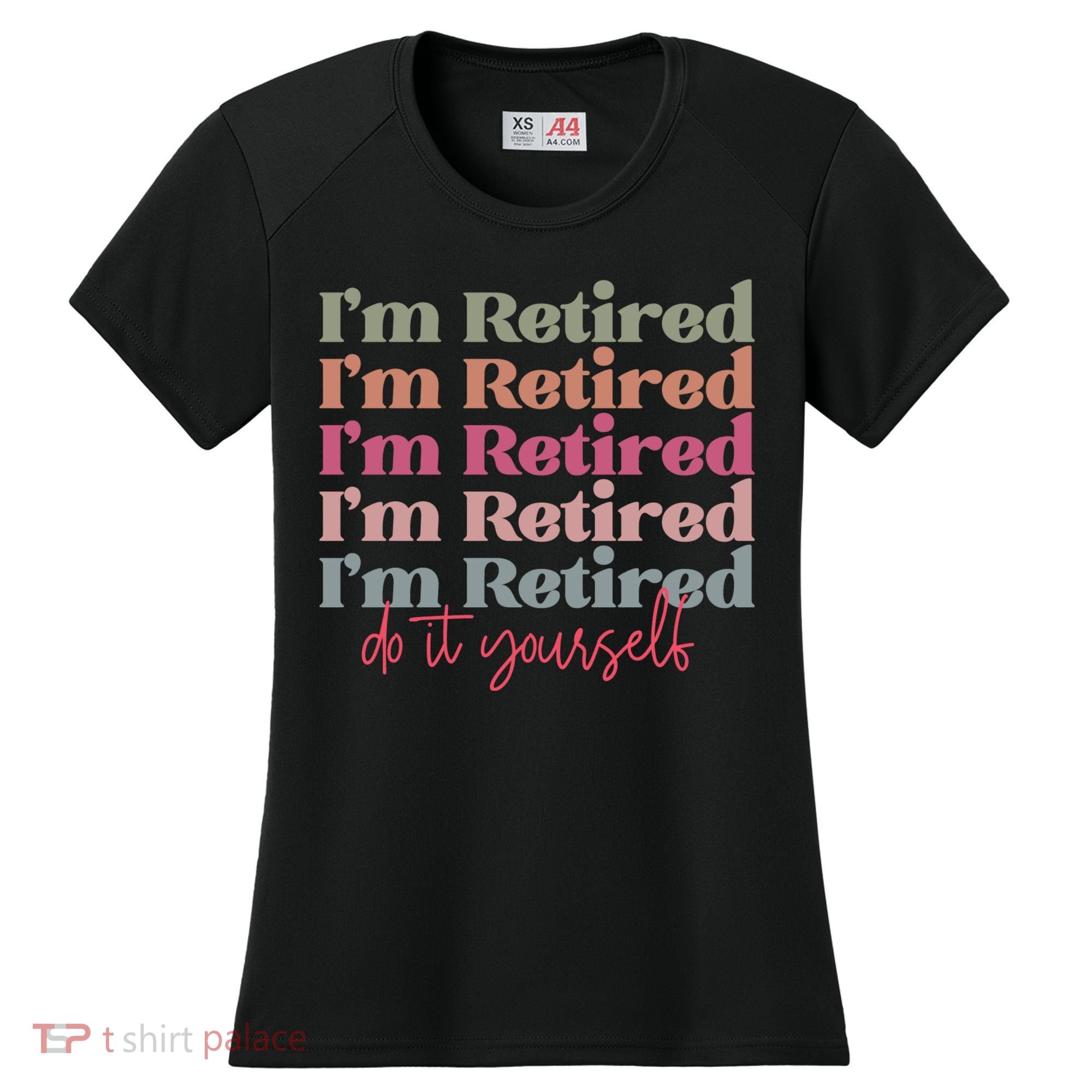 Funny Retired Retirement Gift Women's Cooling Performance Crew T-Shirt