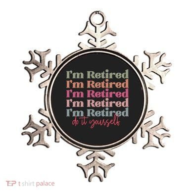 Funny Retired Retirement Gift Ornament