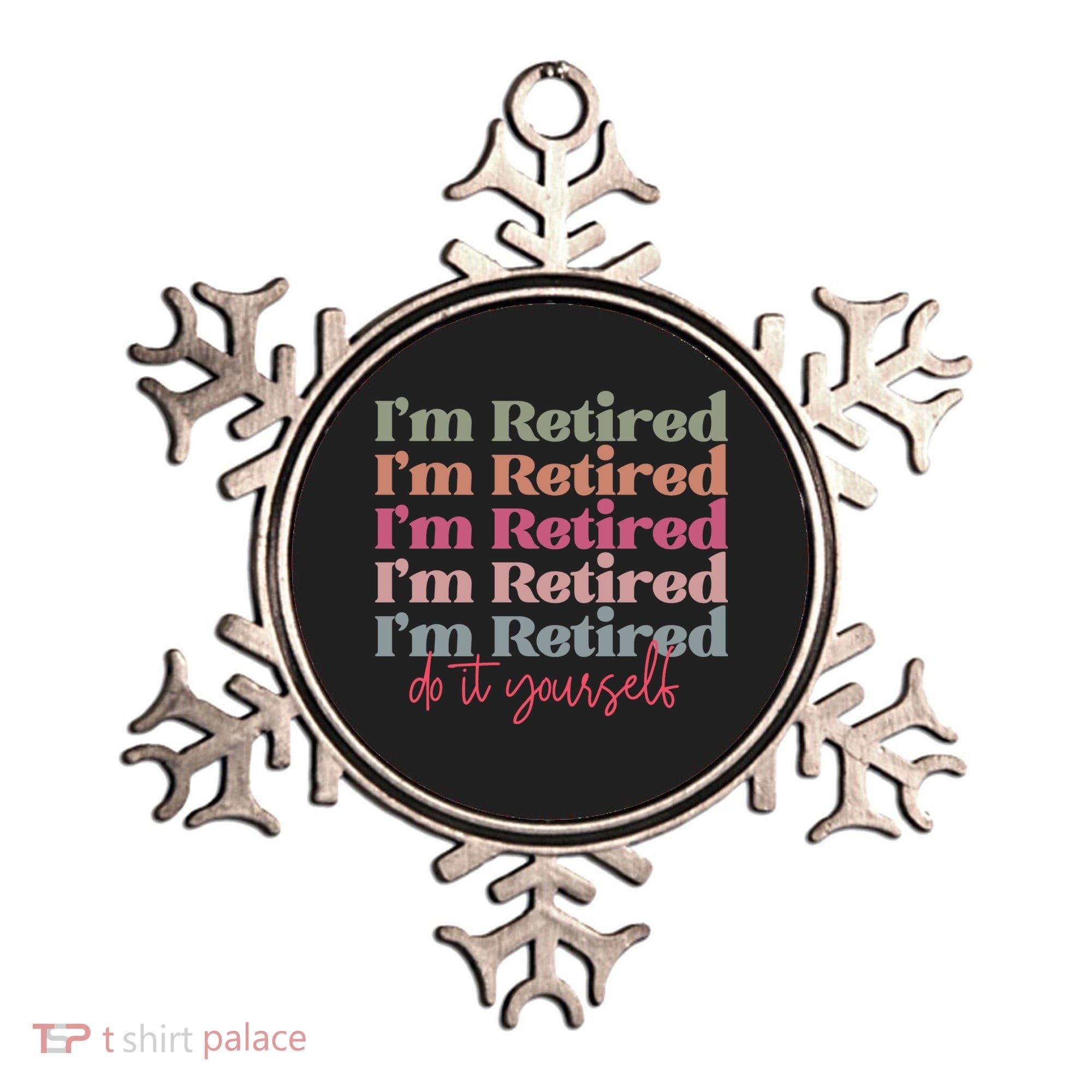 Funny Retired Retirement Gift Ornament