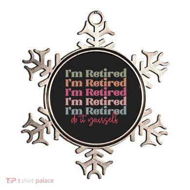 Funny Retired Retirement Gift Ornament