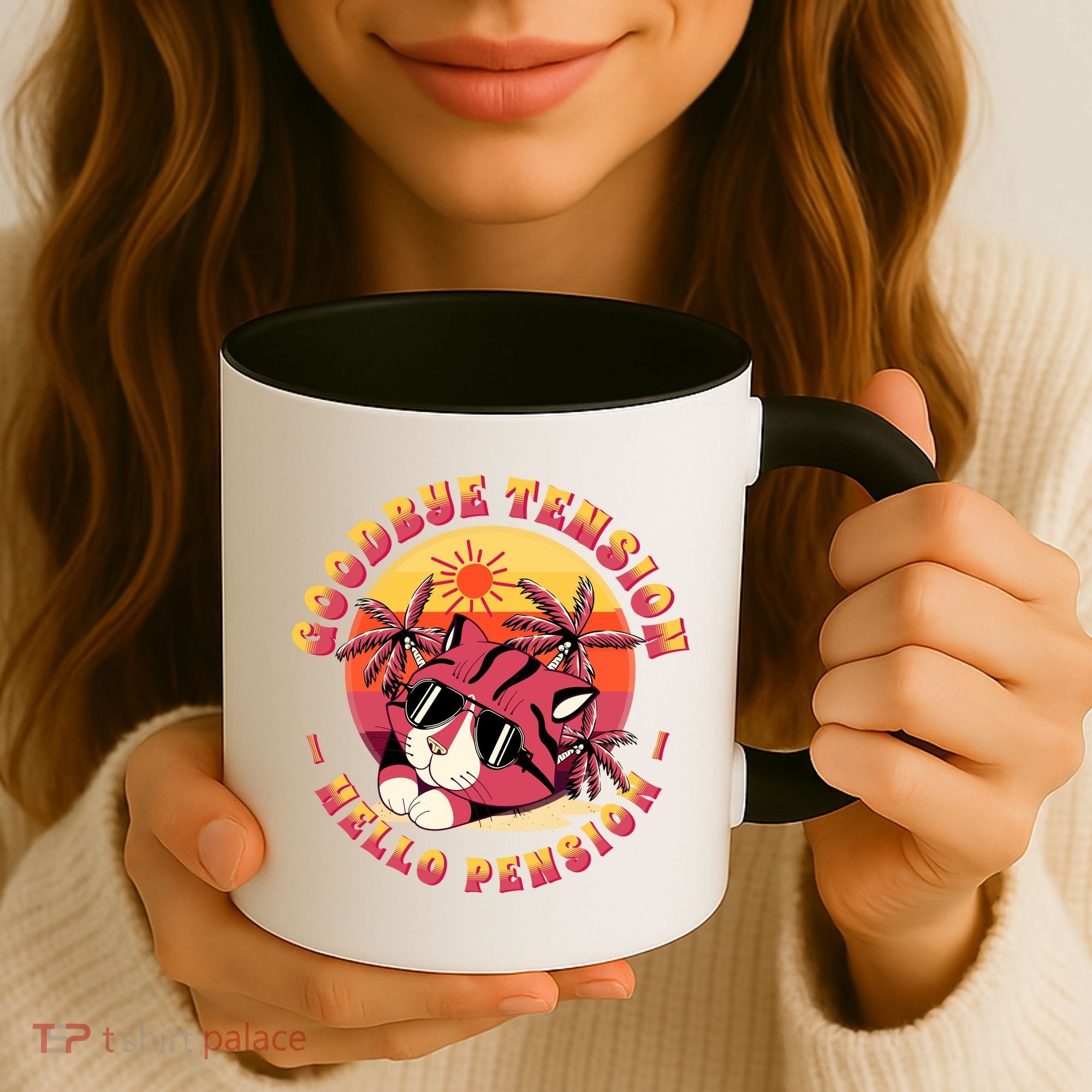Funny Retired Retirement Gift Goodbye Tension Coffee Mug
