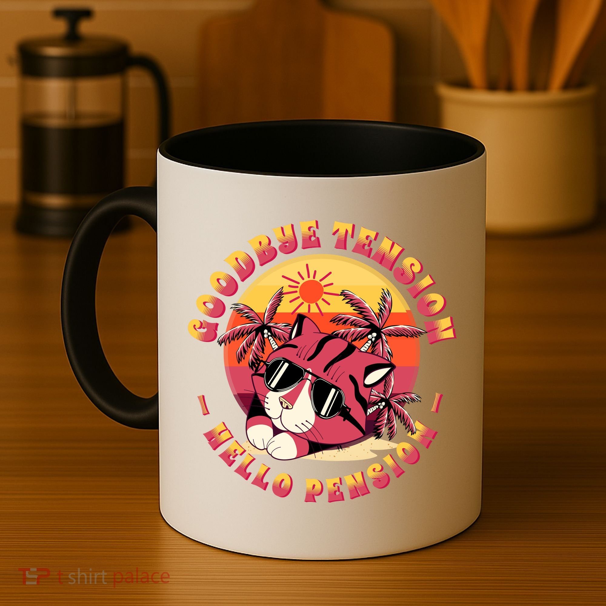 Funny Retired Retirement Gift Goodbye Tension Coffee Mug