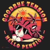 Funny Retired Retirement Gift Goodbye Tension Beanie thumb 2