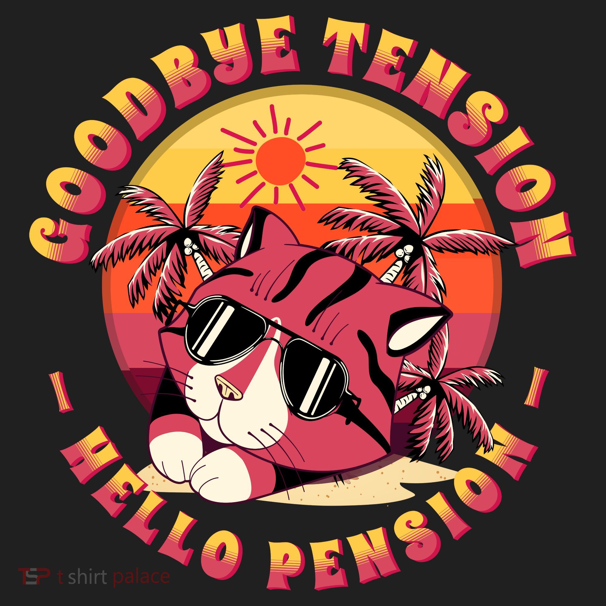 Funny Retired Retirement Gift Goodbye Tension Beanie