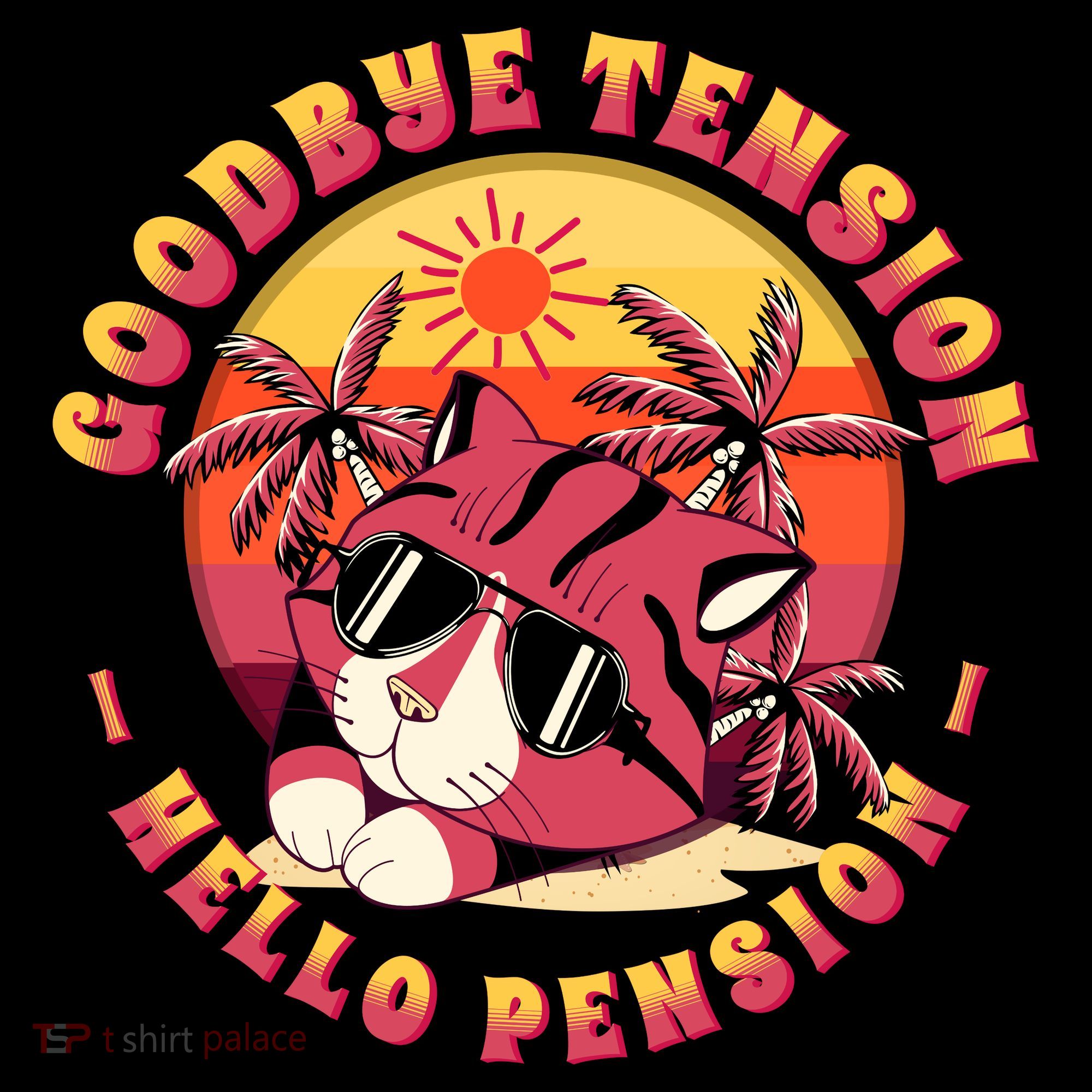 Funny Retired Retirement Gift Goodbye Tension Women's Hoodie