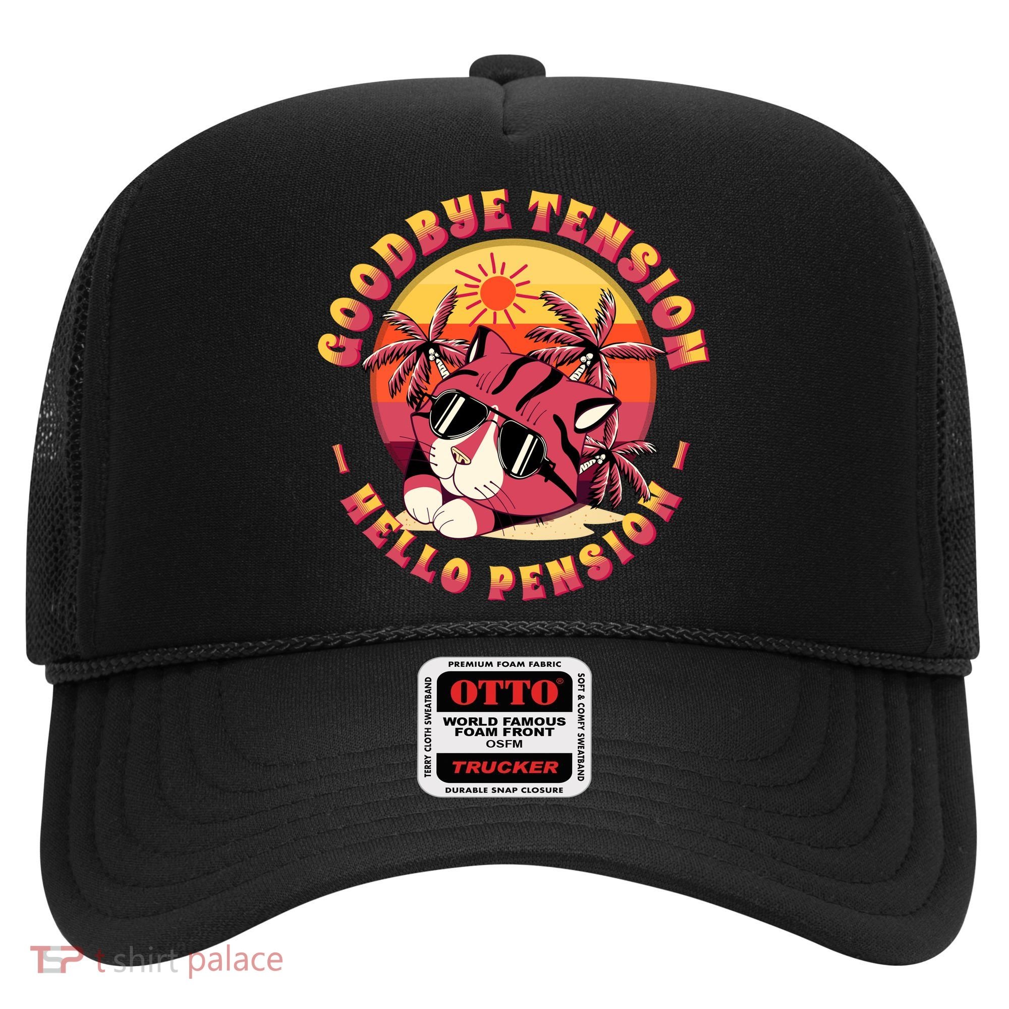 Funny Retired Retirement Gift Goodbye Tension Hat