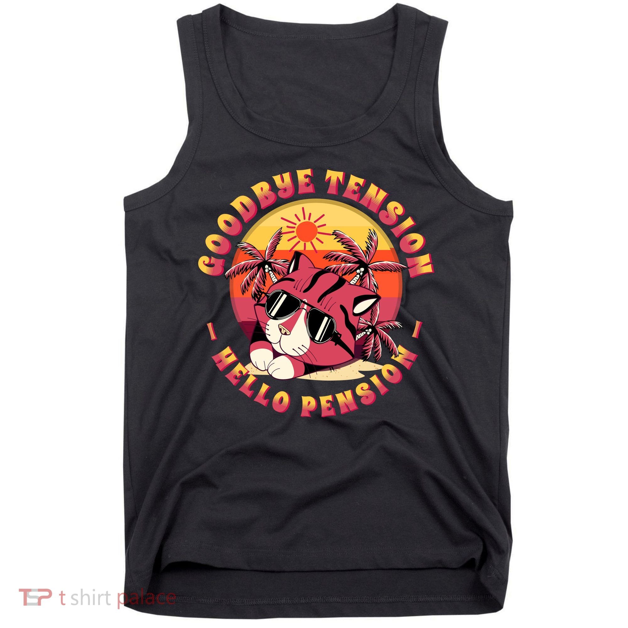 Funny Retired Retirement Gift Goodbye Tension Tank Top