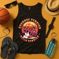 Funny Retired Retirement Gift Goodbye Tension Tank Top thumb 4