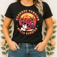Funny Retired Retirement Gift Goodbye Tension Women's T-Shirt thumb 2