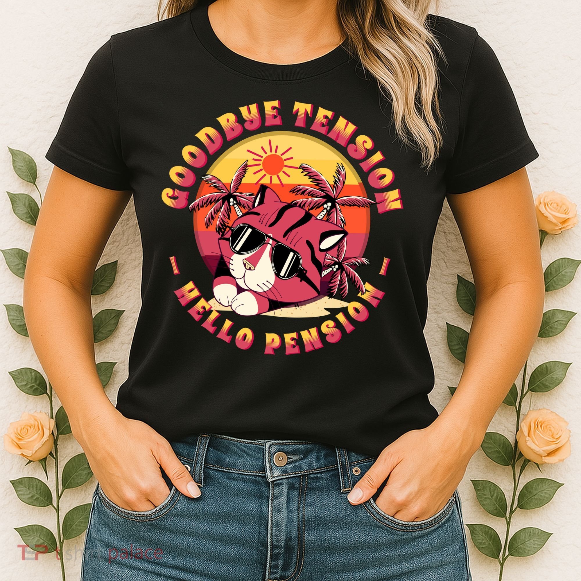 Funny Retired Retirement Gift Goodbye Tension Women's T-Shirt