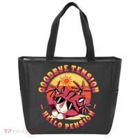 Funny Retired Retirement Gift Goodbye Tension Tote Bag thumb 0