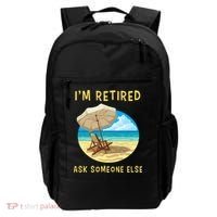 Funny Retired Retirement Gift Backpack thumb 0