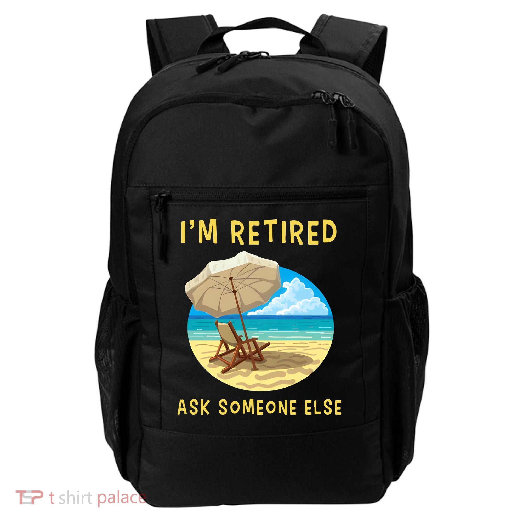Funny Retired Retirement Gift Backpack