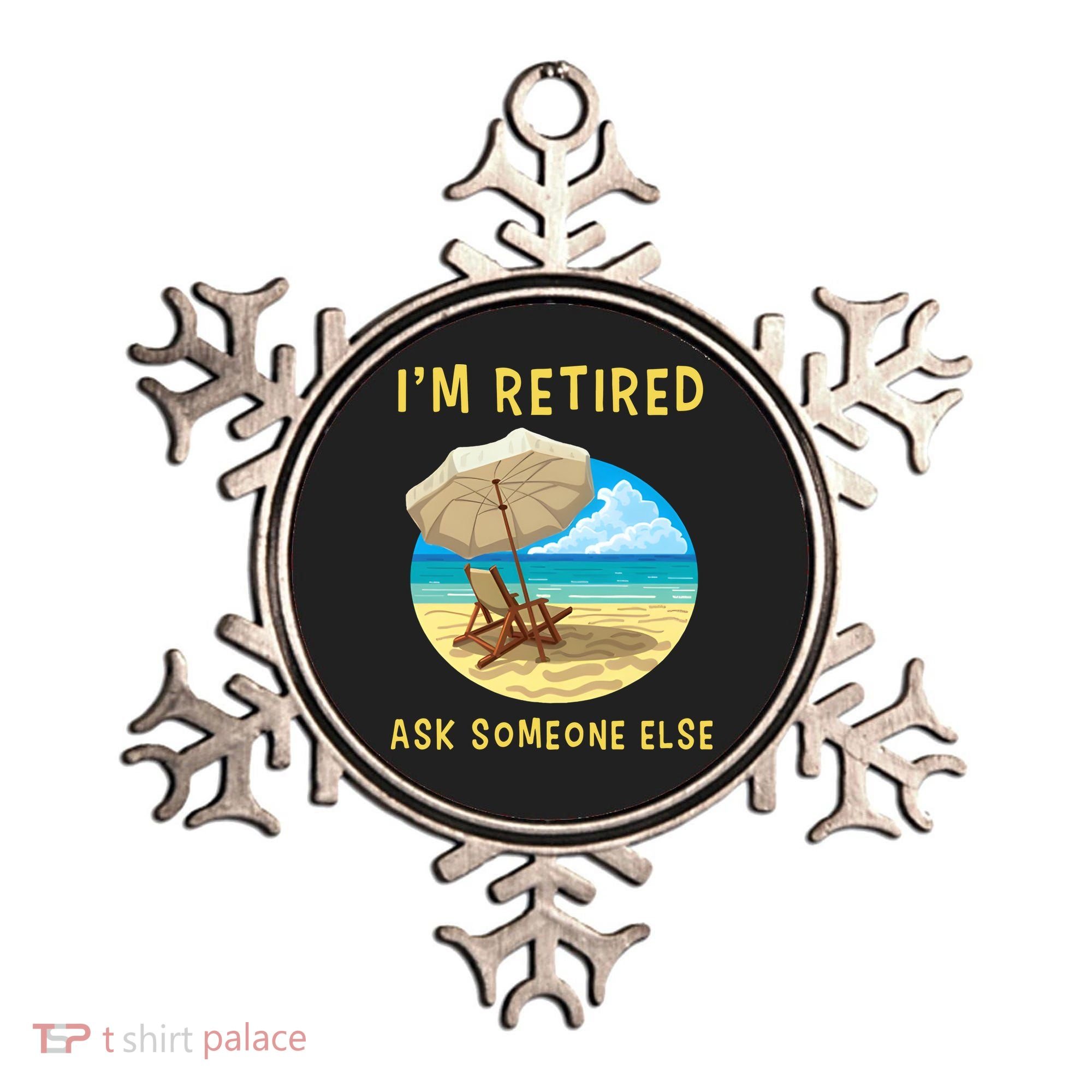 Funny Retired Retirement Gift Ornament