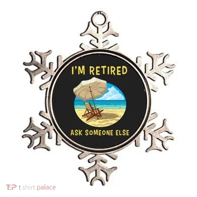Funny Retired Retirement Gift Ornament
