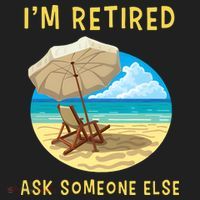 Funny Retired Retirement Gift Golf Towel thumb 3