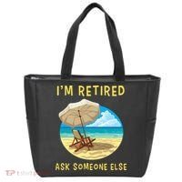 Funny Retired Retirement Gift Tote Bag thumb 0