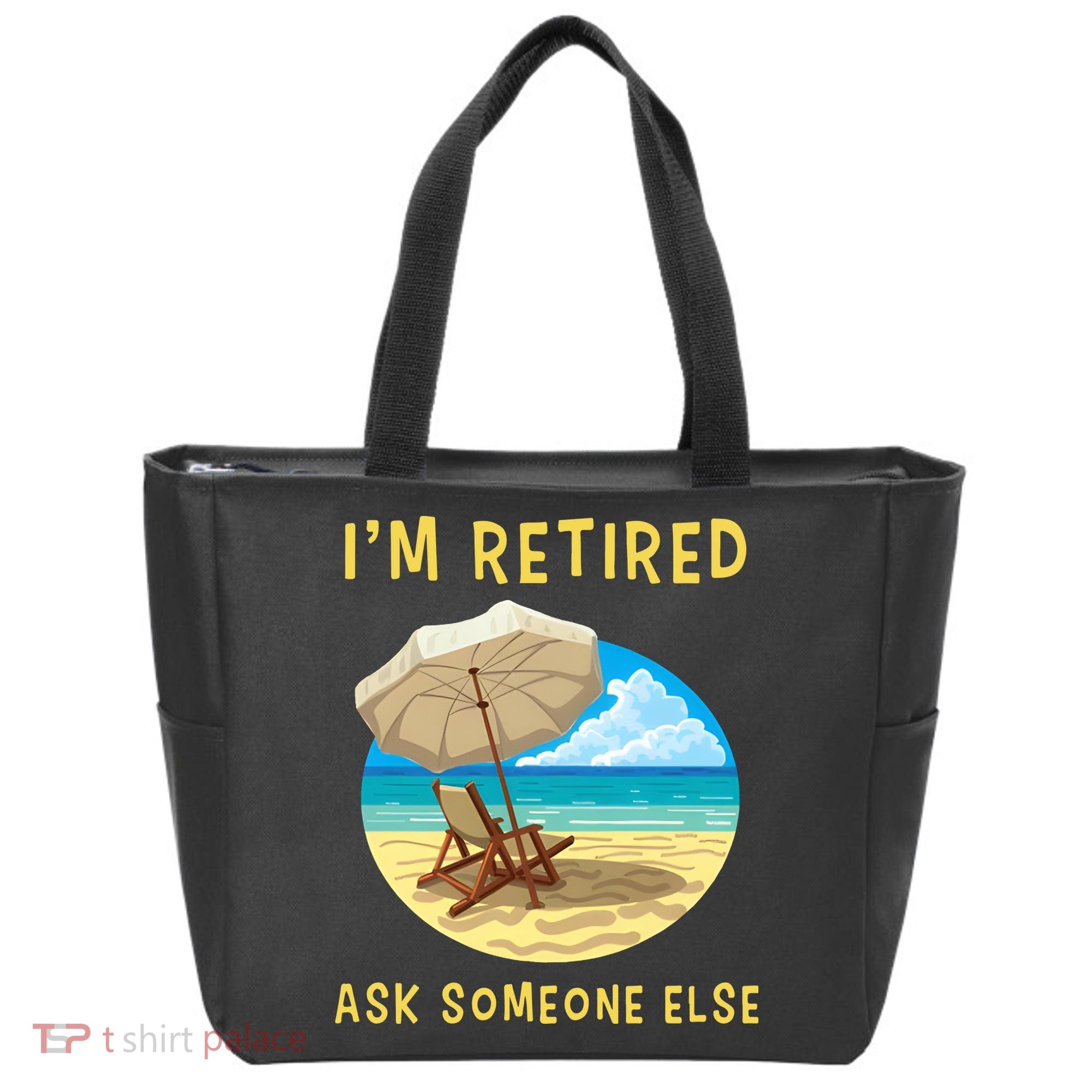 Funny Retired Retirement Gift Tote Bag