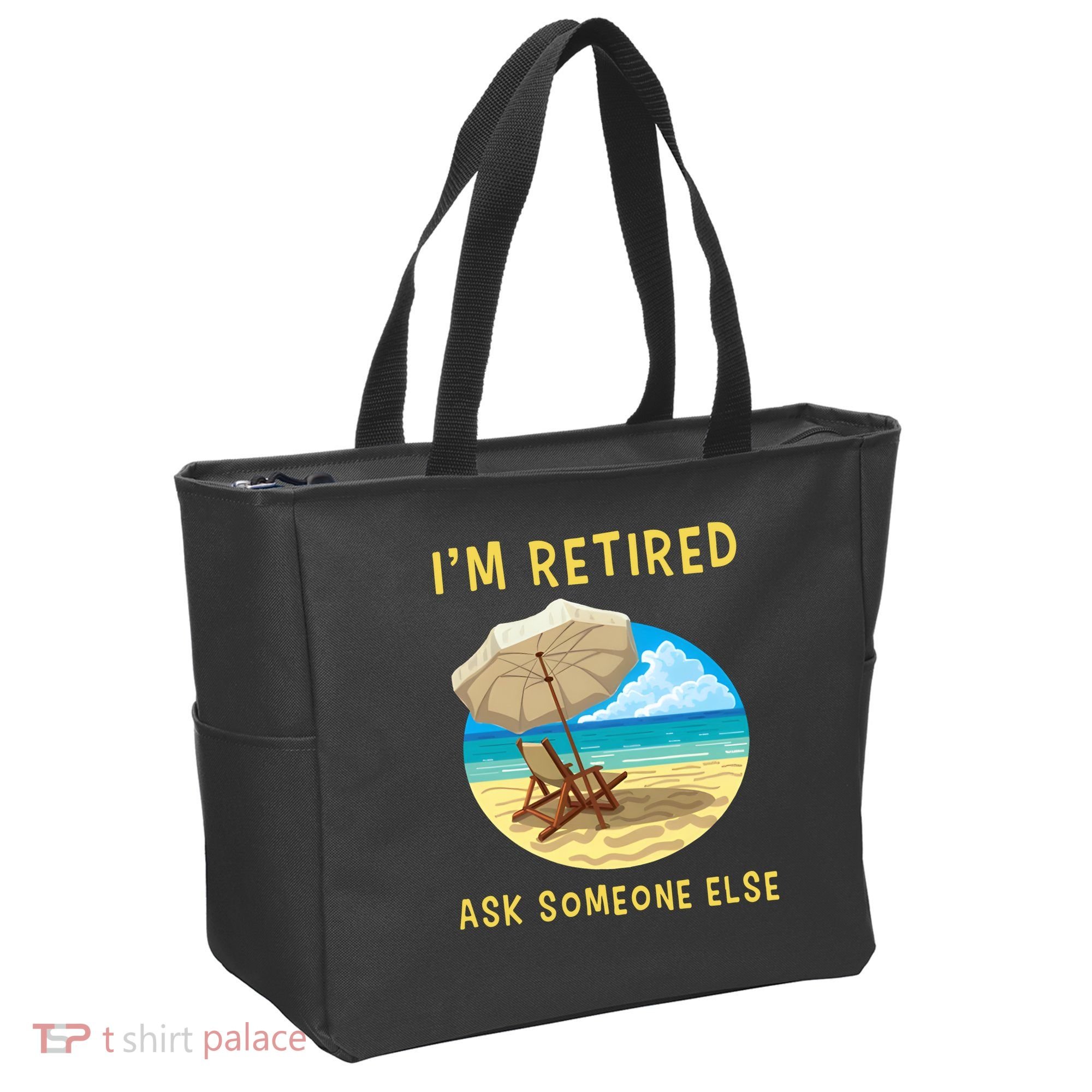 Funny Retired Retirement Gift Tote Bag