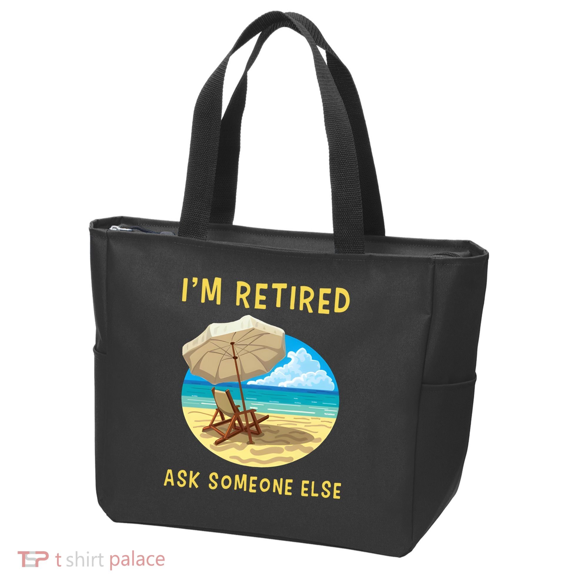 Funny Retired Retirement Gift Tote Bag