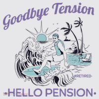 Funny Retired Retirement Gift Goodbye Tension Womens Funnel Neck Pullover Hood thumb 2