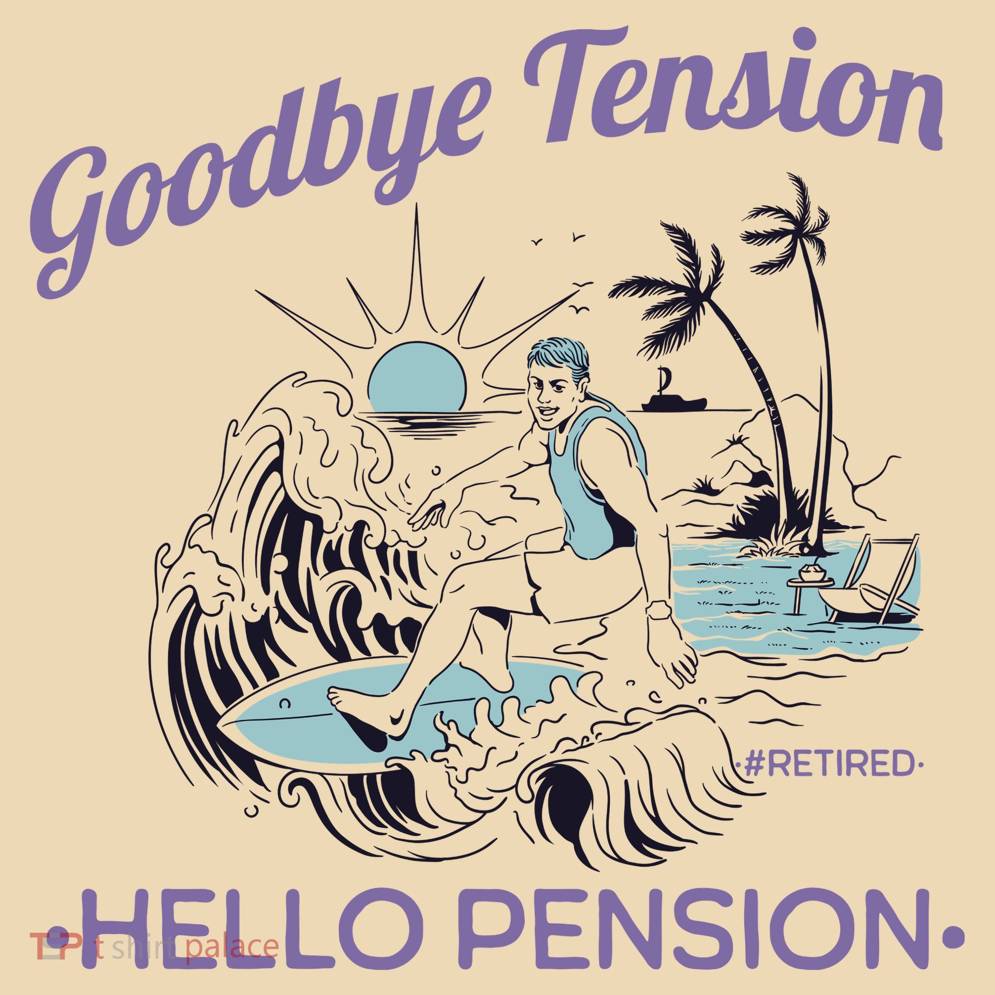 Funny Retired Retirement Gift Goodbye Tension Tote Bag