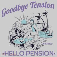 Funny Retired Retirement Gift Goodbye Tension Tie-Dye T-Shirt thumb 2