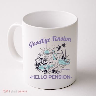 Funny Retired Retirement Gift Goodbye Tension Coffee Mug