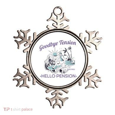 Funny Retired Retirement Gift Goodbye Tension Ornament