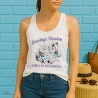Funny Retired Retirement Gift Goodbye Tension Women's Tank Top thumb 2