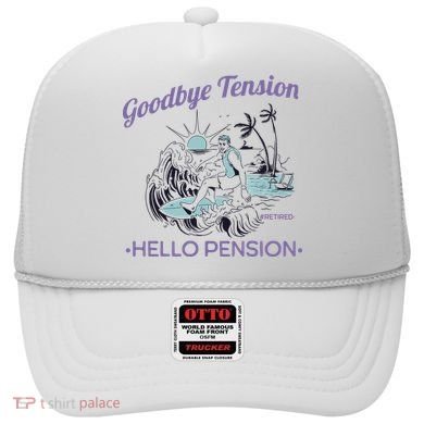 Funny Retired Retirement Gift Goodbye Tension Hat