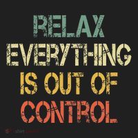Funny Retro Relax Everything Is Out Of Control Sarcasm Beanie thumb 2