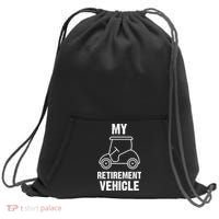 Funny Retirement Retired Golf Gift Sweatshirt Cinch Pack Bag thumb 0